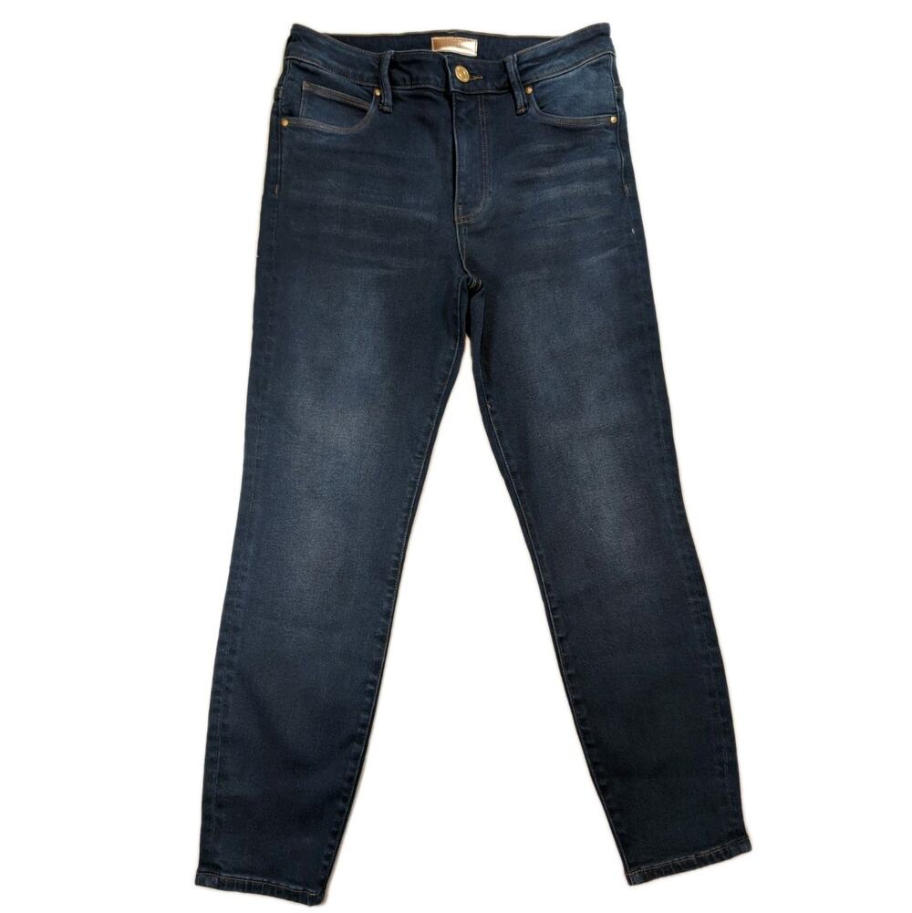 Kut from the Kloth Charlize High Rise Cigarette Jeans Womens 6 Dark Wash